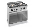 Cucina Inox a Gas 2 Fuochi