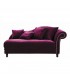 Chaise Longue Pigalle colore melanzana