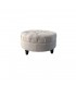 Pouf in lino beige mod. Lola