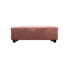 Pouf in velluto rosa mod. Eva