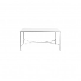 Tavolino bianco rettangolare