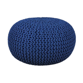 Pouf blu Santorini