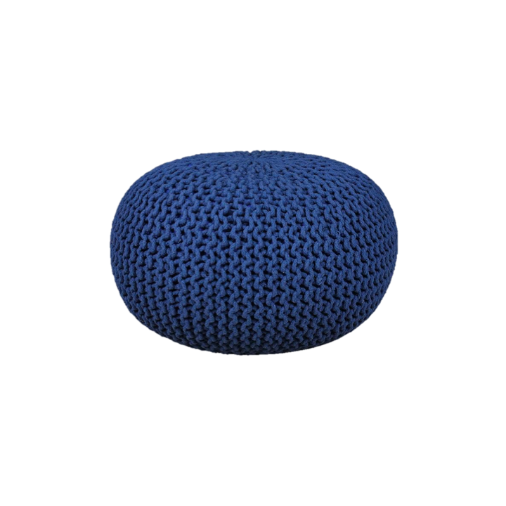Pouf blu Santorini