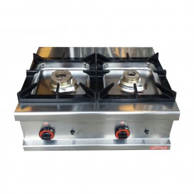 Cucina Inox a Gas 2 Fuochi