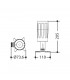 Proiettore a Litio Bianco 1x10