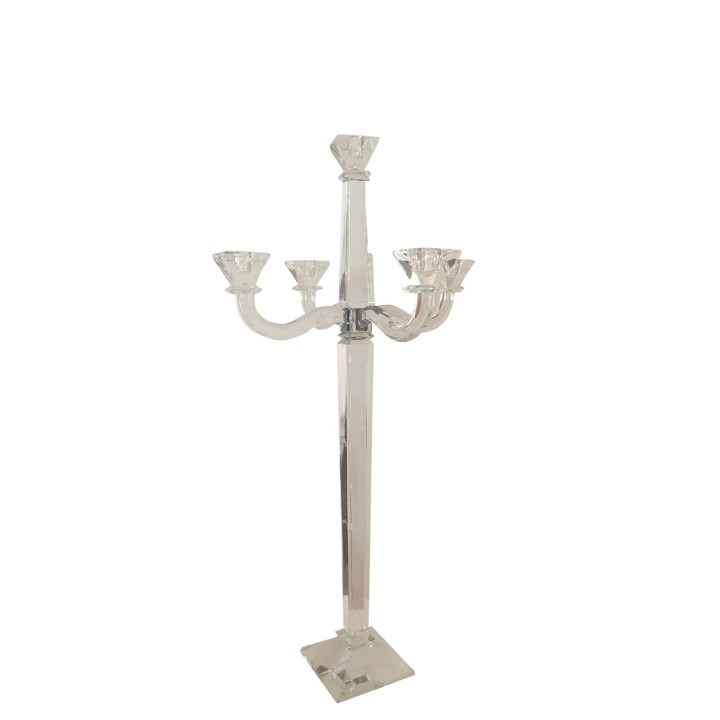 Candelabro Cristal h. 80